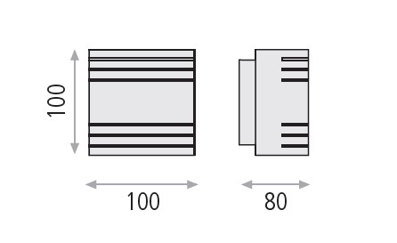 Nástěnné designové led svítidlo - Jonsu